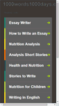 Mobile Screenshot of 1000words1000days.com